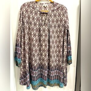 Umgee Multicolor Floral Tunic Top